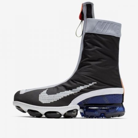 Nike Shoes Air VaporMax FlyKnit Gaiter ISPA | Black / Rust Pink / Deep Royal / Black