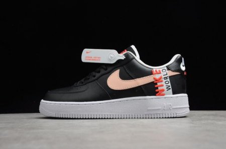 Men's | Nike Air Force 1 Black Crimson Tint White CN8536-001 Running Shoes