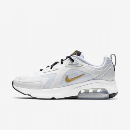 Nike Shoes Air Max 200 | White / Black / Metallic Silver / Metallic Gold