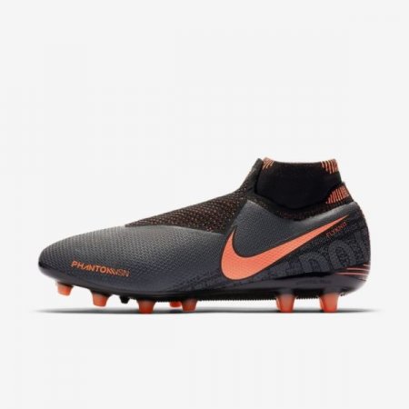 Nike Shoes Phantom Vision Elite Dynamic Fit AG-PRO | Dark Grey / Black / Bright Mango