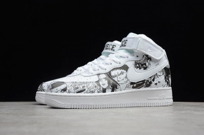 Women's | Nike Air Force 1 High 07 ONEPIECE White Black AQ8020-100 Running Shoes