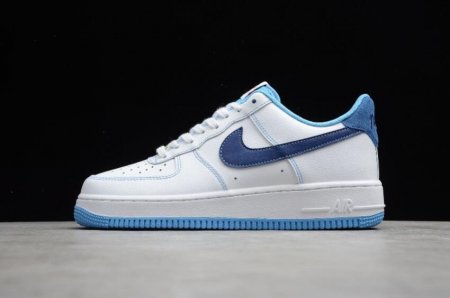 Men's | Nike Air Force 1 07 White Deep Royal Blue DA8478-100 Running Shoes