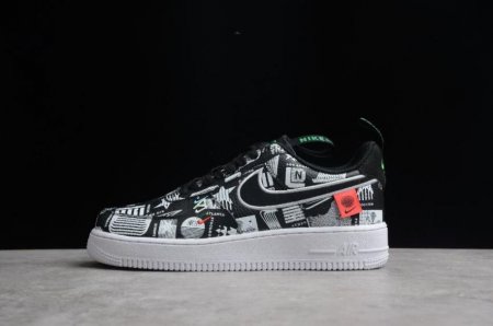 Men's | Nike Air Force 1 07 CZ5927-001 Black Shoes Running Shoes