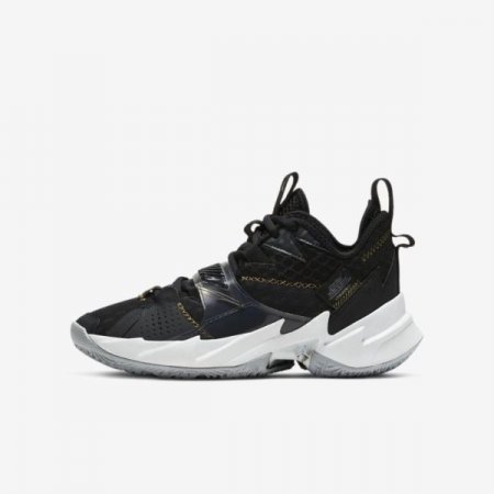 Jordan 'Why Not' Zer0.3 | Black / White / Metallic Gold