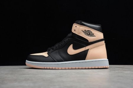 Women's | Air Jordan 1 Retro High OG Black Crimson Tint White Basketball Shoes