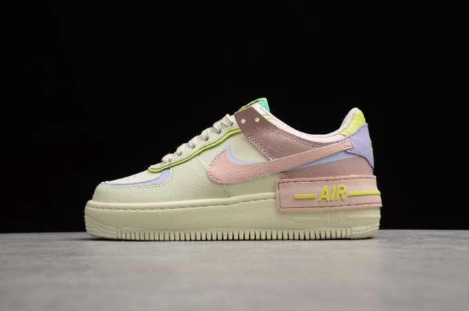 Women's | Nike Air Force 1 Shadow Cashmere Pale Coral CI0919-700 Running Shoes