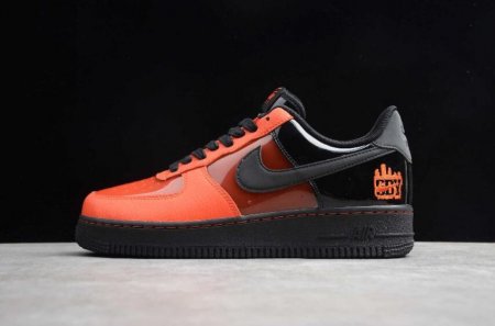 Women's | Nike Air Force 1 07 PRM 2 Black Team Cranige CT1251-006 Running Shoes