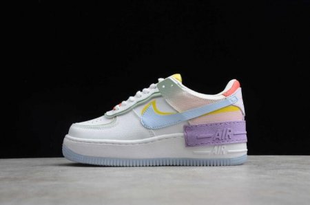 Women's | Nike WMNS Air Force 1 Shadow White Hydrogen Blue White CW2630-141 Running Shoes
