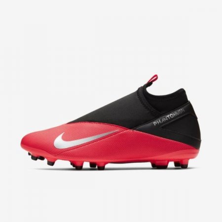 Nike Shoes Phantom Vision 2 Club Dynamic Fit MG | Laser Crimson / Black / Metallic Silver