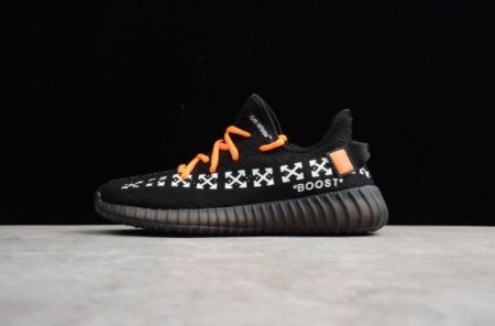 Men's | Off-White x Adidas Yeezy Boost 350 V2 Black Red CP9652