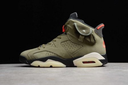 Men's | Air Jordan 6 Retro SP Army Green Basketball Shoes