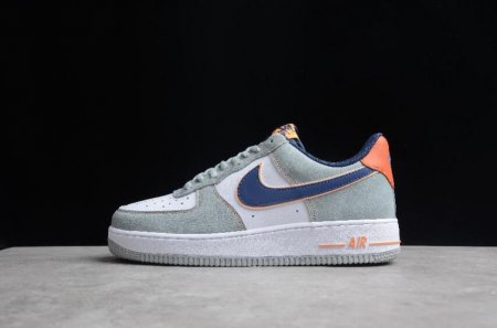 Women's | Nike Air Force 1 Dark Grey Green Brown Black Reflective Silver CQ5059-103 Running Shoes