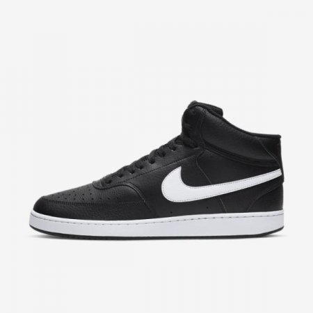 Nike Shoes Court Vision Mid | Black / White