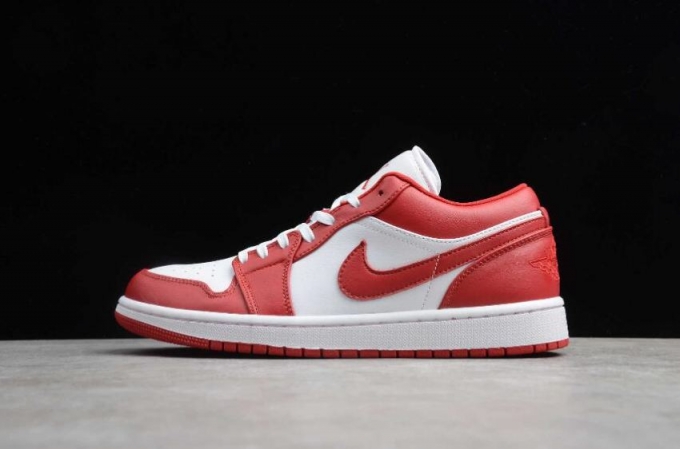 Men's | Air Jordan 1 Low Gym Red White Basketball Shoes