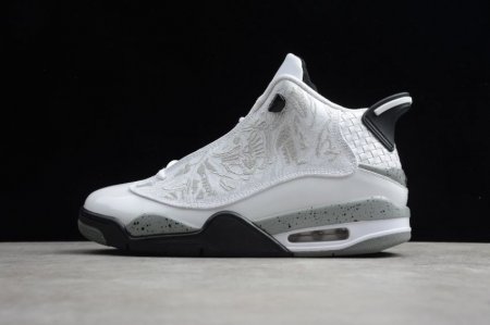 Women's | Air Jordan Dub Zero White Cement Grey Basketball Shoes