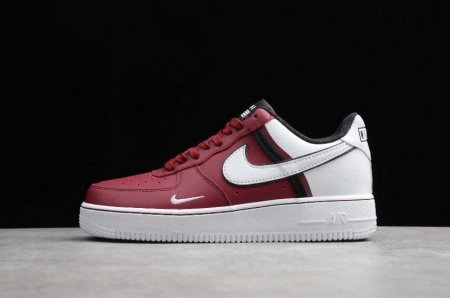 Women's | Nike Air Force 1 Wine Red White Black CI0061-600 Running Shoes