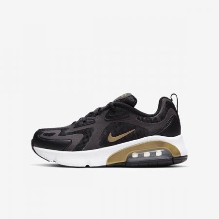 Nike Shoes Air Max 200 | Black / Anthracite / White / Metallic Gold