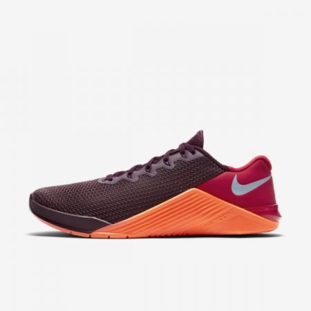 Nike Shoes Metcon 5 | Night Maroon / University Red / Total Orange / Light Armoury Blue