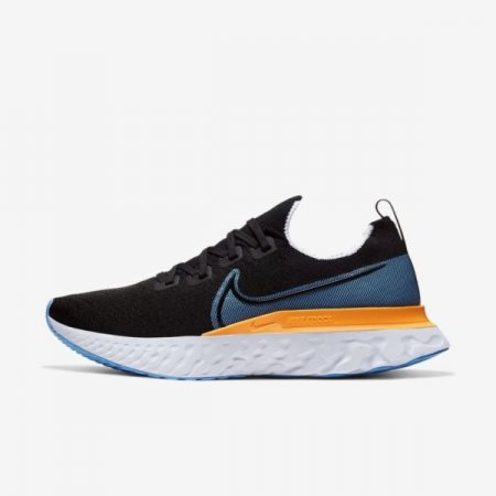 Nike Shoes React Infinity Run Flyknit | Black / Laser Orange / White / University Blue