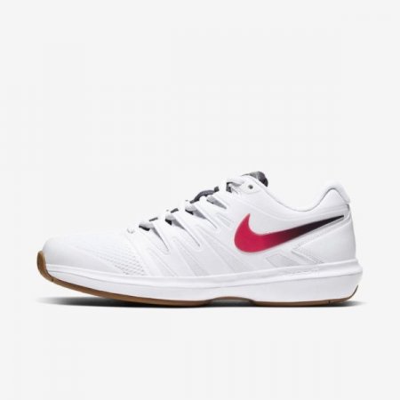 Nike Shoes Court Air Zoom Prestige | White / Gridiron / Wheat / Laser Crimson