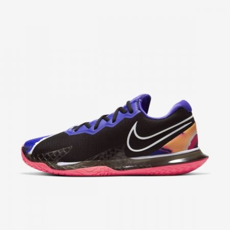 Nike Shoes Court Air Zoom Vapor Cage 4 | Black / Laser Crimson / Persian Violet / White