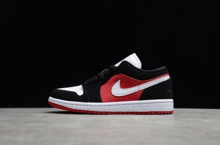 Men's | Air Jordan 1 Low Chicago Black White Gym Red Basketball Shoes