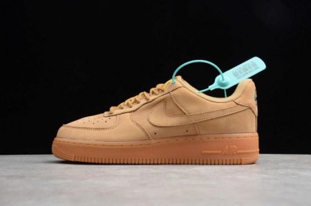 Men's | Nike Air Force 1 07 WB Flax Gum Light Brown AA4061-200 Running Shoes