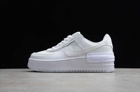 Women's | Nike Air Force 1 Shadow Triple White CK3172-110 Running Shoes