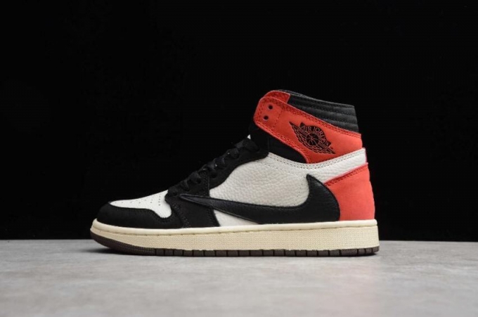 Women's | Air Jordan 1 High OG TS Sail Black Red Basketball Shoes