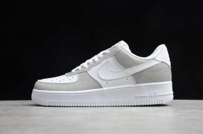 Women's | Nike Air Force 1 07 White Silver CT1138-1005 Running Shoes