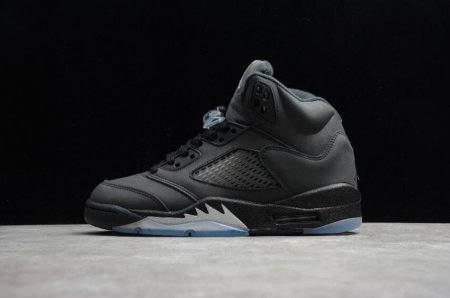 Women's | Air Jordan 5 Retro Anthracite Grey Silver Basketball Shoes