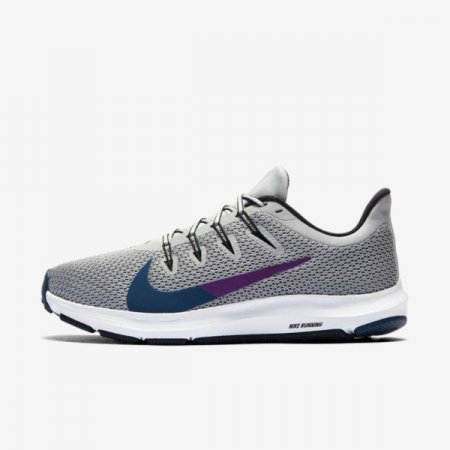 Nike Shoes Quest 2 | Light Smoke Grey / Black / Vivid Purple / Valerian Blue