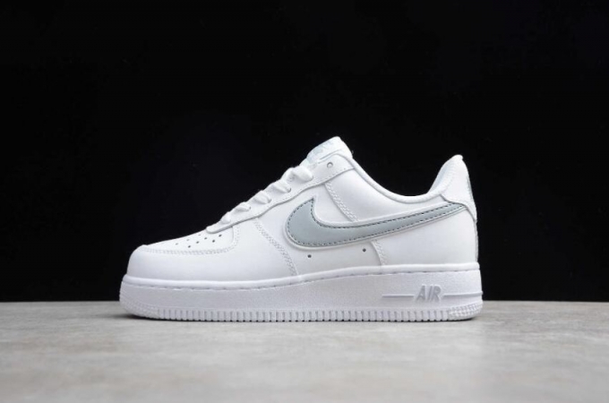 Women's | Nike Air Force 1 GS White Wolf Grey AV6252-106 Running Shoes