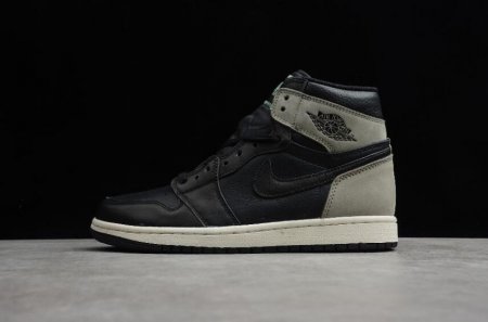 Men's | Air Jordan 1 Retro High OG Black White Fresh Mint Basketball Shoes