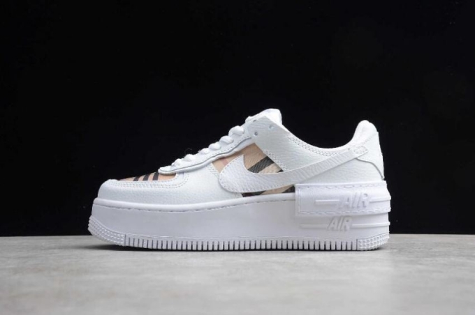 Men's | Nike Air Force 1 Shadow White Black CK3172-001 Running Shoes