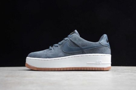 Men's | Nike Air Force 1 Sage Low Smoke Gray Black AR5339-003 Running Shoes