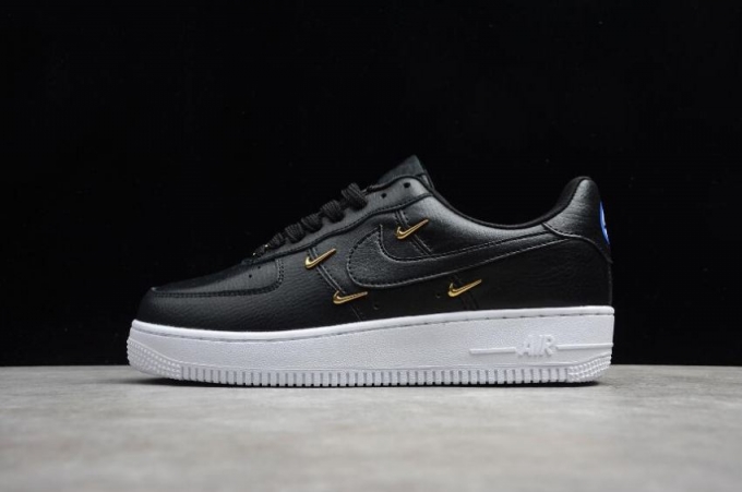 Men's | Nike Air Force 1 07 LX Black Gold White CT1990-001 Running Shoes