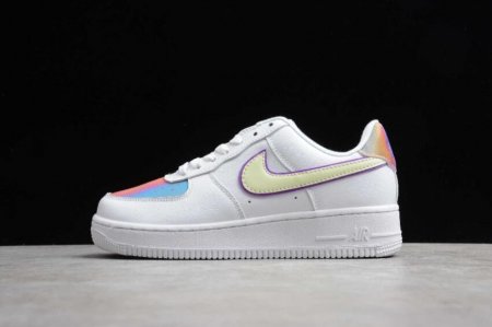 Women's | Nike Air Force 1 07 Low Iridescent 2020 White CW0367-100 Running Shoes