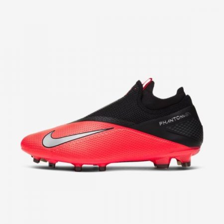 Nike Shoes Phantom Vision 2 Pro Dynamic Fit FG | Laser Crimson / Black / Metallic Silver