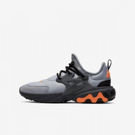 Nike Shoes React Presto | Wolf Grey / Dark Grey / Black / Total Orange