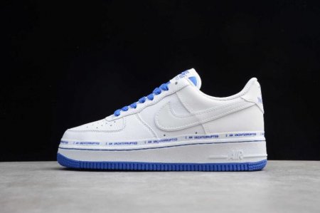 Men's | Nike Air Force 1 07 MORE THAN White Racer Blue CQ0494-100 Running Shoes