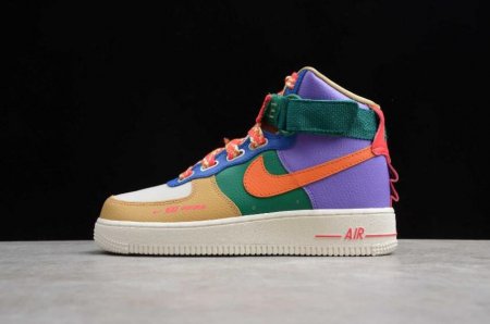 Men's | Nike Air Force 1 High Utility Multi-Color Desert Sand Starfish Sail CQ4810-046 Running Shoes