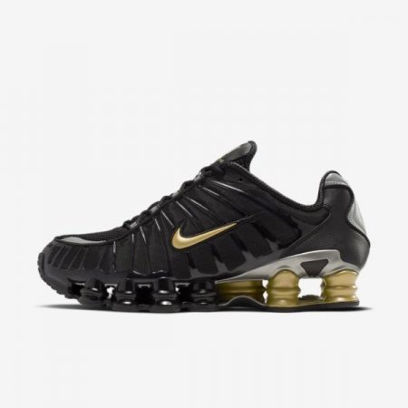 Nike Shoes Shox TL Neymar Jr. | Black / Metallic Gold / Metallic Silver