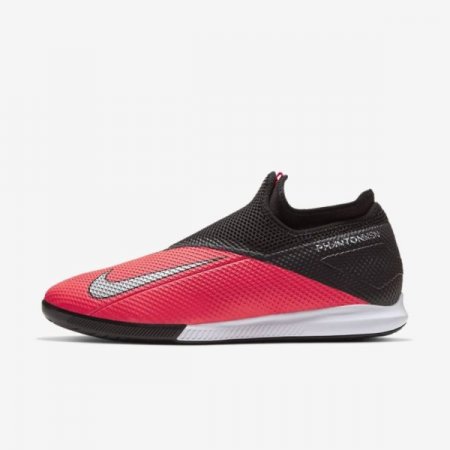 Nike Shoes Phantom Vision 2 Academy Dynamic Fit IC | Laser Crimson / Black / Metallic Silver