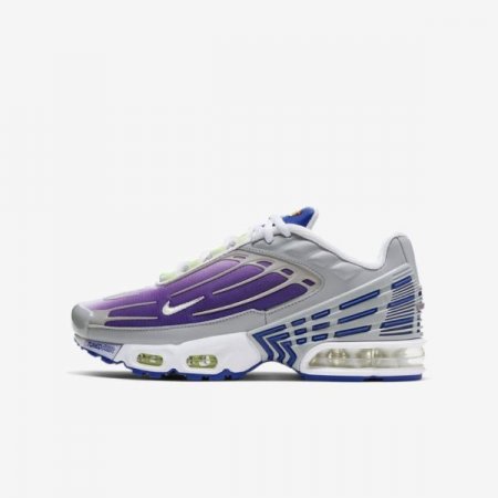 Nike Shoes Air Max Plus 3 | Light Smoke Grey / Purple Nebula / Hyper Blue / Barely Volt