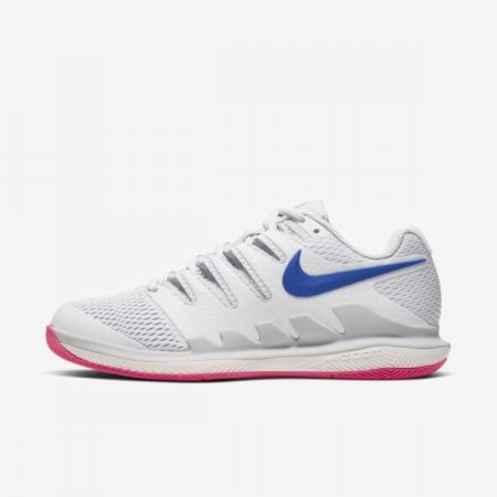 Nike Shoes Court Air Zoom Vapor X | Pure Platinum / Metallic Platinum / Pink Blast / Racer Blue