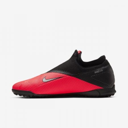 Nike Shoes Phantom Vision 2 Academy Dynamic Fit TF | Laser Crimson / Black / Metallic Silver