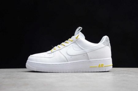 Men's | Nike Air Force 1 07 LX White Chrome Yellow 898889-104 Running Shoes