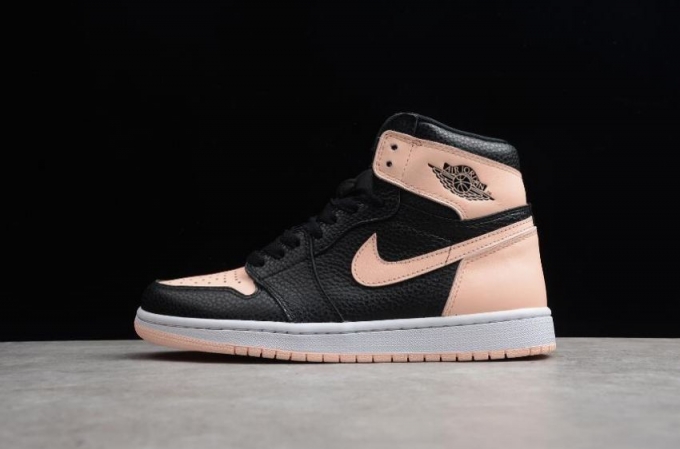 Women's | Air Jordan 1 Retro High OG Black Crimson Tint White Basketball Shoes