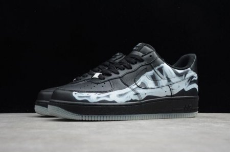 Women's | Nike Air Force 1 07 Skeleton QS Black BQ7541-001 Running Shoes